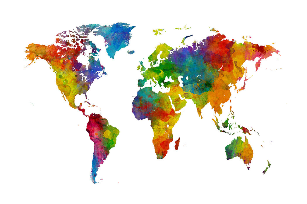 World map background